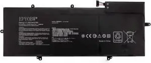 C31N1538 Laptop Battery 57Wh 4940mAh 11.55V Compatible with Asus ZenBook Q324UA UX360UA UX360UAK UX360UA-C4010T Series C31PQ9H 0B200-02080000