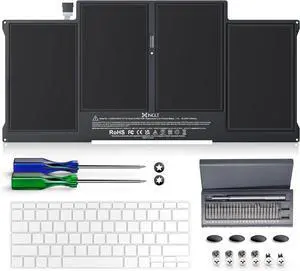 Replacement Laptop Battery for Apple MacBook Air 13 inch A1466 A1369 with Replacement Screw Driver