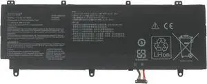 C41N1805 Laptop Battery 50Wh 4-Cell Compatible with Asus ROG Zephyrus S GX531 GX531GS GX531GX GX531GM Series 0B200-03020000 C41PKC5 4ICP4/72/75
