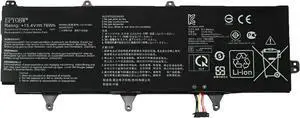 C41N1802 Laptop Battery 76Wh Compatible with Asus ROG Zephyrus S GX701 GX701G / ROG Zephyrus S GX701GX GX701GVR GX701GXR GX701GXH GX701GW GX735GW GX735GX GX735GXR Series 0B200-03140100