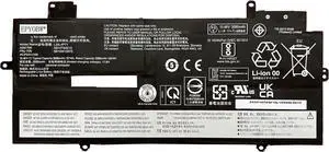 L20L4P71 Laptop Battery 57Wh 4-Cell Compatible with Lenovo ThinkPad X1 Carbon 9th Gen 10th Gen 11th Gen/ThinkPad X1 Yoga 6th Gen 7th Gen 8th Gen Series L20M4P71 L20C4P71 L20D4P71