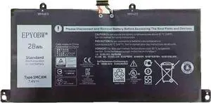 1MCXM Laptop Battery 28Wh 3520mAh 2-Cell 7.4V Compatible with Dell Latitude 11 5175 Series G3JJT PKG3N