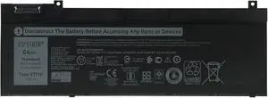 5TF10 Laptop Battery 64Wh 8000mAh 4-Cell 7.6V Compatible with Dell Precision 7330 7530 7540 7730 7740 P74F P34E Series NYFJH RY3F9 0RY3F9 7M0T6 GHXKY