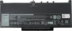 J60J5 Laptop Battery 55Wh 4-Cell Compatible with Dell Latitude E7270 P26S001 / Latitude E7260 / Latitude E7470 P61G001 Series R1V85 451-BBSX 451-BBSY 451-BBSU MC34Y 242WD 0MC34Y PDNM2