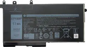 93FTF Laptop Battery 51Wh Compatible with Dell Precision 3520 3530 M3520 M3530 / Latitude 5480 5491 5580 5590 E5280 E5480 E5490 E5580 E5591 Series GJKNX 3DDDG 083XPC D4CMT 4YFVG DJWGP