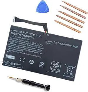 New FMVNBP219 FPCBP345Z FPB0280 Battery Compatible with for Fujitsu LifeBook UH572 Laptop 14.8V 42Wh 2840mAh