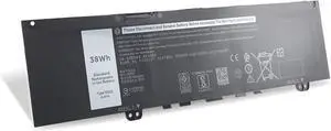 F62G0 Laptop Battery Replacement for Dell Inspiron 13 7000 2-in-1 7373 7370 7380 7386 5370 P83G P83G001 F62GO RPJC3 0RPJC3 39DY5 039DY5 [11.4V 38Wh 3166mAh]