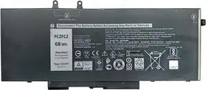 3HWPP Battery 68Wh Replacement for Dell Precision 3541 3551 Latitude 14 5401 5410 5411 Latitude 15 5501 5510 5511 Inspiron 17 7706 2-in-1 Series 03HWPP 10X1J N2NLL 1VY7F 01VY7F 451-BCMN 15.2V