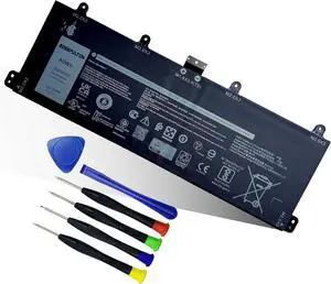 9F4FN 40Wh Battery Replacement for for Dell Latitude 7320 Detachable Inspiron 14 3420 Series 09F4FN 2VKW9 8PK6G 7.6V 40Wh