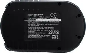 Replacement for Battery Hitachi G18DL, KC 18DA, RB 18DL, UB 18D, UB 18DL, WH 18DFL, WH 18DL, WH 18DMR, WR 18DL, WR 18DMR