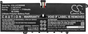 HongQJY New Replacement Battery for Yoga C950 (7750mAh) L19C4PH2