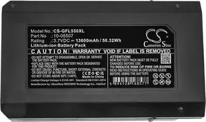 LIONX Battery for FL 500 FL 550 FLG 500 Rotationslaser FL 500 Rotationslaser FL 550 Rotationslaser FLG 500 10-05507 13600mAh / 50.32Wh