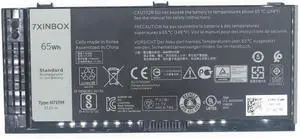 11.1V 65Wh N71FM T3NT1 FV993 72KRT 7FF1K Replacement Battery for DELL Precision M6800 M4800 M6700 M4700 M6600 M4600