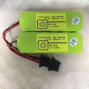 (2-Pack) 12N-1600SCB 14.4V 1600mAh Battery for SANYO 12N-1600SCB Battery OKUMA OSP-P200M System
