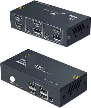 Ennovor Elevate Your Dual PC Setup with 4K-Enabled KVM Switch: Seamless Dual Monitor Switching for Ultimate Productivity Ennovor Elevate Your Dual PC Setup with 4K-Enabled KVM Switch: Seamless Dual Monitor Switching for Ultimate Productivity