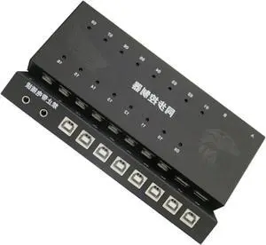 Ennovor Multifuncional Keyboard Mouse Synchronizer Controller - KVM Switcher Splitter, 1-for-4/8/16Ports Splitter, USB Keyboard Mouse Synchronizer Controller, Plug and Play (Size : 16 Ports)