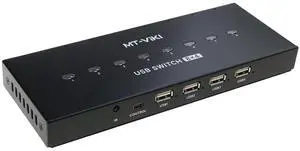 Ennovor USB2.0 Manual Switcher Hubs Printer Sharing Device 8 in 4 Out USB Selectors KVM Hubs Adapter
