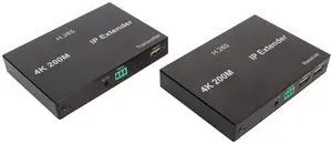 Ennovor 4K USB Over CAT6 CAT7 KVM Extender - 656ft Range, 60Hz HD Multimedia Interface, USB Keyboard and Mouse Extension (US Plug) Ennovor 4K USB Over CAT6 CAT7 KVM Extender - 656ft Range, 60Hz HD Multimedia Interface, USB Keyboard and Mouse Extension (US Plug)