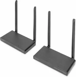 Ennovor DIGITUS DS-55321 Wireless HDMI KVM Extender - Full HD 1080p 60Hz - 200m range - Set: Transmitter & Receiver - Loop-Out, IR Infrared