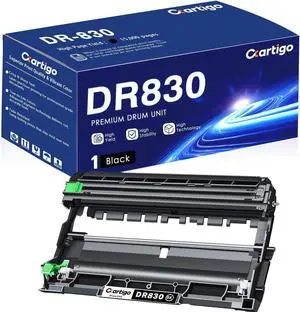 Ennovor DR830 Black Drum Unit 1 Pack Replacement for DR-830 DR 830 Compatible with Brother HL-L2460DW DCP-L2640DW HL-L2480DW HL-L2400D HL-L2405W MFC-L2820DW Printer