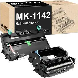 Ennovor MK-1142 MK1142 Maintenance Kit Replacement for Kyocera MK-1142 1702ML0KL0 for ECOSYS M2035dn M2535dn FS-1035MFP FS-1135MFP Printer Includes DK-170 Drum Unit and DV-1142U Developer Unit