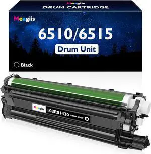 Phaser 6510 WorkCentre 6515 Black Drum Unit Replacement for Xerox 108R01420 for Use in Xerox Phaser 6510 6510DN 6510DNI 6510N WorkCentre 6515 6515DN 6515DNI 6515DNM 6515N Printer (1 Black)