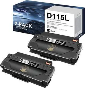 MLT-D115L Black High Yield Toner Cartridge Replacement for Samsung d115L 115L Toner for Xpress SL-M2880FW SL-M2830DW SL-M2820DW SL-M2870 SL-M2880XAC Printer Toner (2-Pack) MLT-D115L Black High Yield Toner Cartridge Replacement for Samsung d115L 115L Toner for Xpress SL-M2880FW SL-M2830DW SL-M2820DW SL-M2870 SL-M2880XAC Printer Toner (2-Pack)