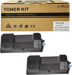Ennovor Compatible for Kyocera TK-3192 TK3192 Toner 2 Pack Compatible for Kyocera ECOSYS M3655idn M3660idn M3860idn M3860idnf P3060dn P3260dn Printer Toner
