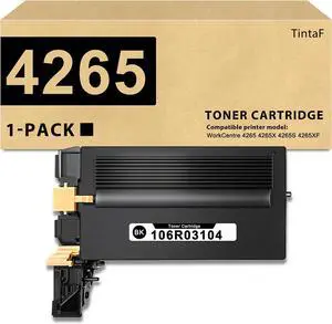 Ennovor WorkCentre 106R03104 4265 Toner Cartridge Replacement for Xerox 4265 106R03104 Black Toner Work with WorkCentre 4265 4265X 4265S 4265XF Printer (1-Pack Black, 25,000 Page)
