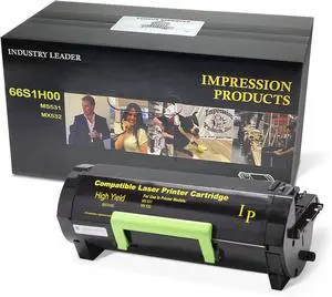 Ennovor High-Yield Toner Cartridge 66S1H00  28,400-Page Yield  Compatible with Lexmark MS531, MX532