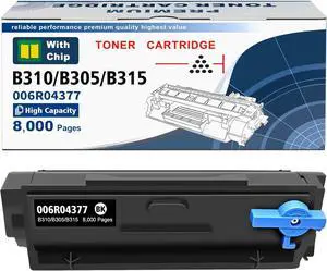 Ennovor B310 B305 B315 Toner Cartridge 006R04377 with New Chip Remanufactured for Xerox B310dni B315dni B305dni Printer High Capacity 8000 Page Yields