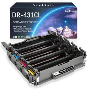 DR431CL DR-431CL Drum Unit Replacement for Brother DR431CL for MFC-L8900CDW, HL-L8260CDW, HL-L8360CDW, HL-L8360CDWT, MFC-L8610CDW, MFC-L8895CDW Printer (Drum ONLY)