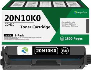 Ennovor 20N10K0 Black Toner Cartridge [1,800 Pages] Compatible CS331 Replacement for Lexmark 20N10K0 Toner Cartridge with CS331, CS431, CX331, CX431 Printer Toner
