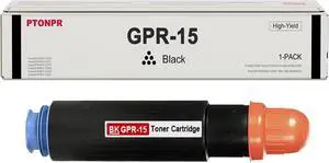 Ennovor GPR15 Black High-Yield Toner Cartridge 1-Pack Replacement for Canon GPR-15 Toner Cartridge for ImageRUNNER C2230 C2270 C2770 C2870 C3025 C3030 C3225 C3230 C2830 Printer