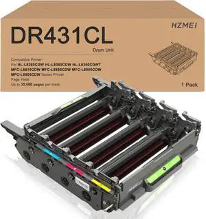 Ennovor DR431CL DR-431CL Drum Unit Replacement for Brother HL-L8260CDW HL-L8360CDW HL-L8360CDWT MFC-L8610CDW MFC-L8895CDW MFC-L8900CDW MFC-L8905CDW Series Printer(30,000 Pages,Not Toner)