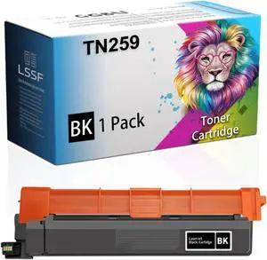 Ennovor Compatible for Brother HL-L8240CDW MFC-L8390CDW L8340CDW Printers, TN259 Toner Cartridge, Ultra-High Print Page Count with Chip 4500 Pages (Black)