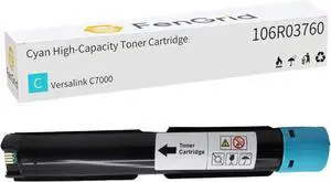 Ennovor Versalink C7000 Cyan Extra High Capacity Toner Cartridge 106R03760 Compatible with Xerox Versalink C7000 Printer