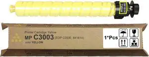 Ennovor MP C3503 Toner Cartridge High Yield Comaptible for 841814 Yellow Toner Cartridge Replacement for Ricoh Lanier Savin MP C3004 MP C3504 MP C3003 MP C3503 MP C3004ex MP C3504ex Printer, 1-Pack