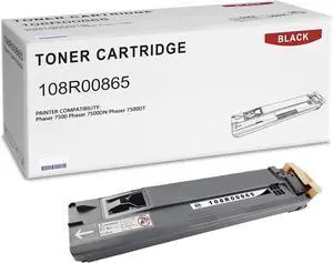Ennovor 1-Pack Black 108R00865 High Yield Waste Toner Compatible for Xerox 108R00865 Phaser 7500 7500DN 7500DT Printer (Pages up to 25,000 Page )