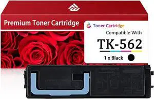 Ennovor TK562 Toner Cartridges Compatible for Kyocera TK-562 TK-562K Black Toner Cartridge Work for ECOSYS P6030cdn FS-C5300DN FS-C5350DN Printers