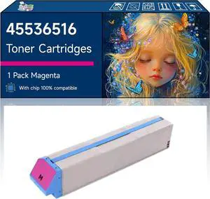 Ennovor 45536516 Toner Cartridges Compatible with Okidata OKI C931dn C931e C941dn C941e Printers (1 Pack Magenta)