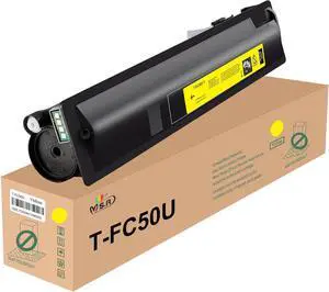 Ennovor MS.R T-FC50U T-FC50U-Y Yellow Toner Cartridge Replacement for Toshiba Studio 2555C 3055C 3055CG 3555C 4555C 5055C Printer Ink Toner (1 Pack)
