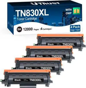 Ennovor TN830XL Toner Cartridge Replacement for Brother TN830 TN830XL Black Toner Compatible with HL-L2460DW DCP-L2640DW DCP-L2640DW HL-L2405W MFC-L2820DW Printer (2 Pack)