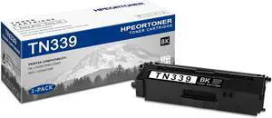 Ennovor 1 PK TN339 TN-339 Black Toner Cartridge 7,200 Pages High-Yield Compatible, TN339, Replacement for Brother HL-L9200CDW HL-L9200CDWT MFC-L9550CDW Printer
