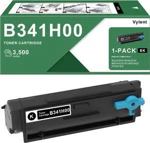 Ennovor B341H00 High Yield Toner Cartridge (with chip) Replacement for Lexmark B341H00 Black Toner Cartridge for Lexmark B3340dw B3442dw MB3442adw MB3442i Printer Ink 1-Pack
