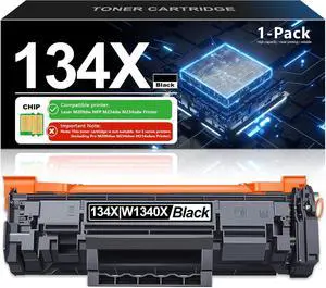 Ennovor 134X Toner Cartridge, W1340X 134X Black High-Yield Toner Cartridge 1-Pack Replacement for HP 134X W1340X 134A W1340A Toner Cartridge Works with Laser M209dw Laser MFP M234dw M234sdw Printer