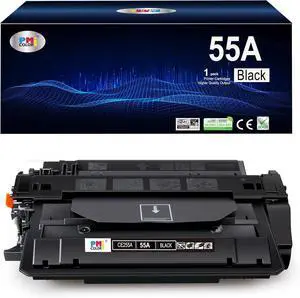 Ennovor 55A Toner Cartridge - Replacement for HP 55A CE255A to Compatible for P3015 P3015dn P3015x Pro 500 MFP M521dn M521dw M525dn M525f M525c Printer Toner (1 Pack)