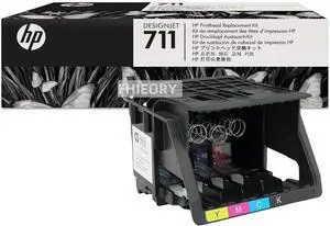 Ennovor Genuine New 711 DesignJet Printhead Replacement Kit (C1Q10A) for DesignJet T530, T525, T520, T130, T125, T120 & T100 Large Format Plotter Printers