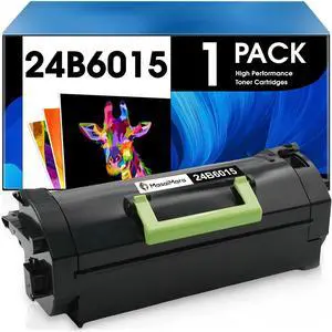 Ennovor MasaiMara (35,000 Pages Compatible Toner Cartridges Replacement for Lexmark 24B6015 for Lexmark XM5163 XM5170 XM5263 M5155 M5163 M5170 Printer (Black, 1-Pack)