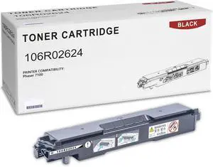 Ennovor 1-Pack Black 106R02624 High Yield Waste Toner Compatible for Xerox 106R02624 Phaser 7100 Printer (Pages up to 51,000 Page )